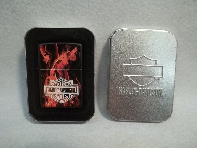 Harley Davidson Zippo Lighter: New with light scratch on side