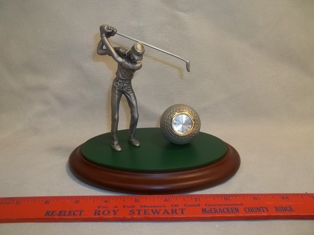 Bluestone Golf Desk Clock: **