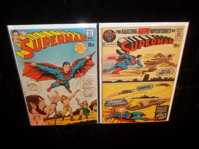 2 1970s Superman Comic Books 229 235