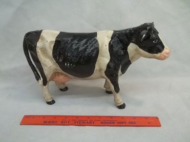 Cast Iron Cow Doorstop