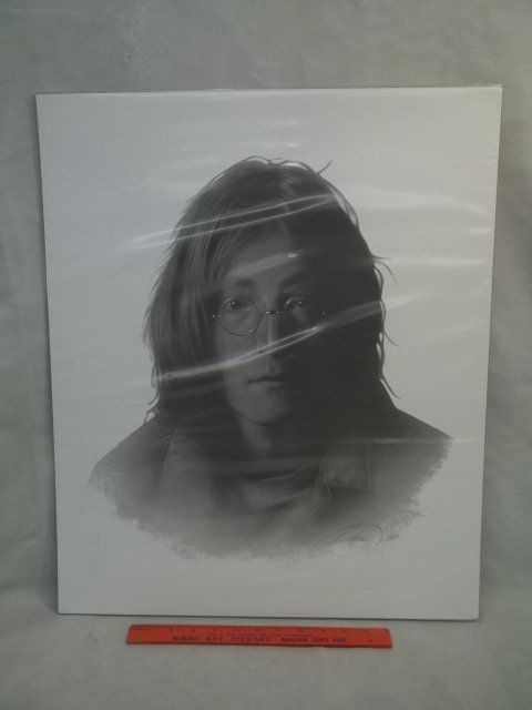 John Lennon The Beatles Graphite Print
