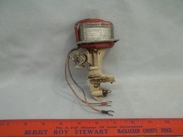 Old Mercury Toy Boat Electric Engine RARE