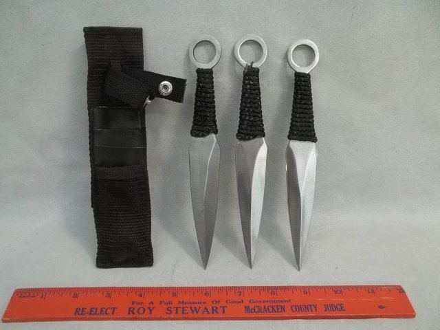 3 Throwing Knives Set