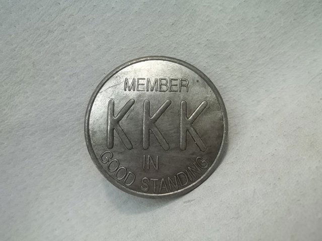 KU KLUX KLAN MIXED LOT OF PATCHES TOKENS PINS MORE - Sep 09, 2012 ...