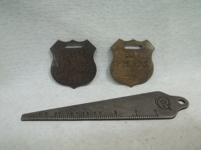 Colt Smith Wesson Watch Fobs & Bore Gauge