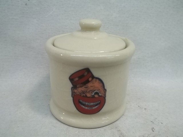 Black Americana Coon Chicken Inn Jar: modern