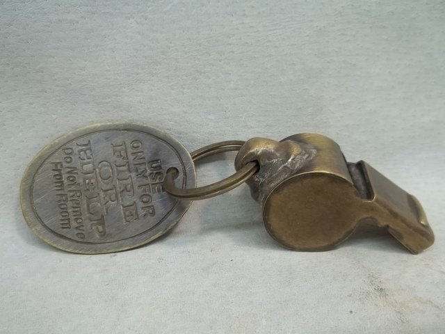 Brass Fire Whistle: modern