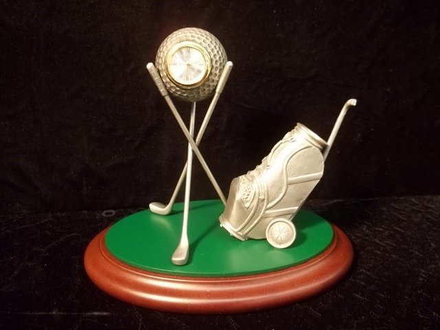 Bluestone Golf Desk Clock: .