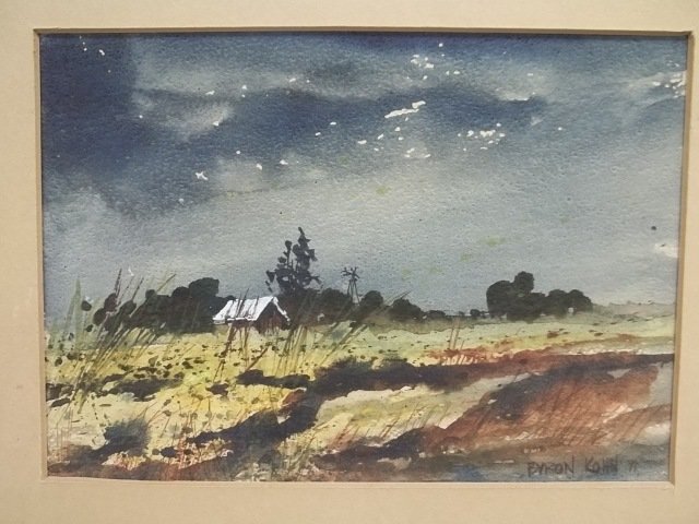 Byron Kohn Watercolor Artwork Signed: .