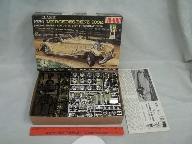 Vint Jo-Han 34 Mercedes Benz 500k Model Car MIB