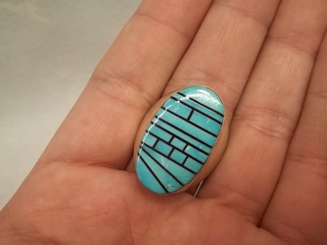 Filbert Smith Navajo Sterling Ring 11: .