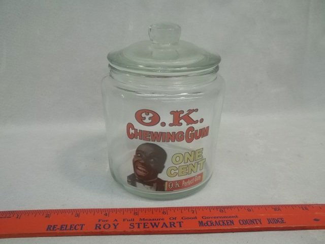 Black Americana Candy Jar: modern