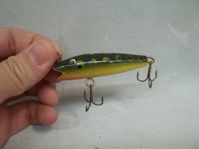 Wood Fishing Lure In Display: .