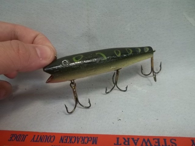 Wood Fishing Lure In Display: .
