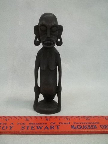 Ebony Wood Tribal Statue: .
