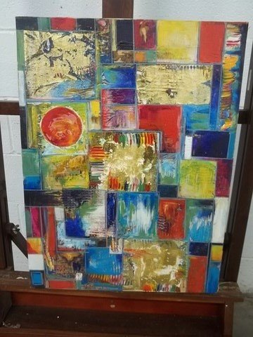 Leizman Oil On Canvas Pop Art: 18 x 24