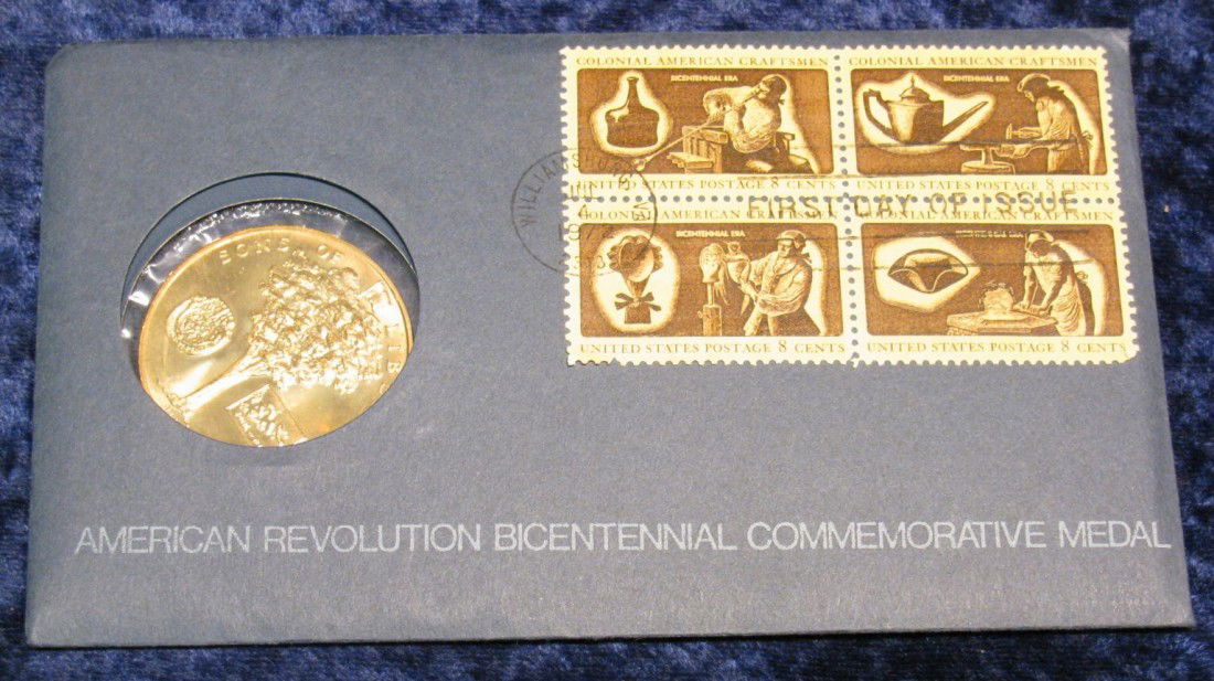 1371. 1972 American Revolution Bicentennial Commemorati: 1371. 1972 American Revolution Bicentennial Commemorative Medal.