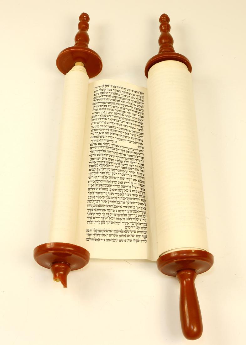 106. A LARGE PRINTED SEFER TORAH. Probably Israel, 20th (1 of 1)