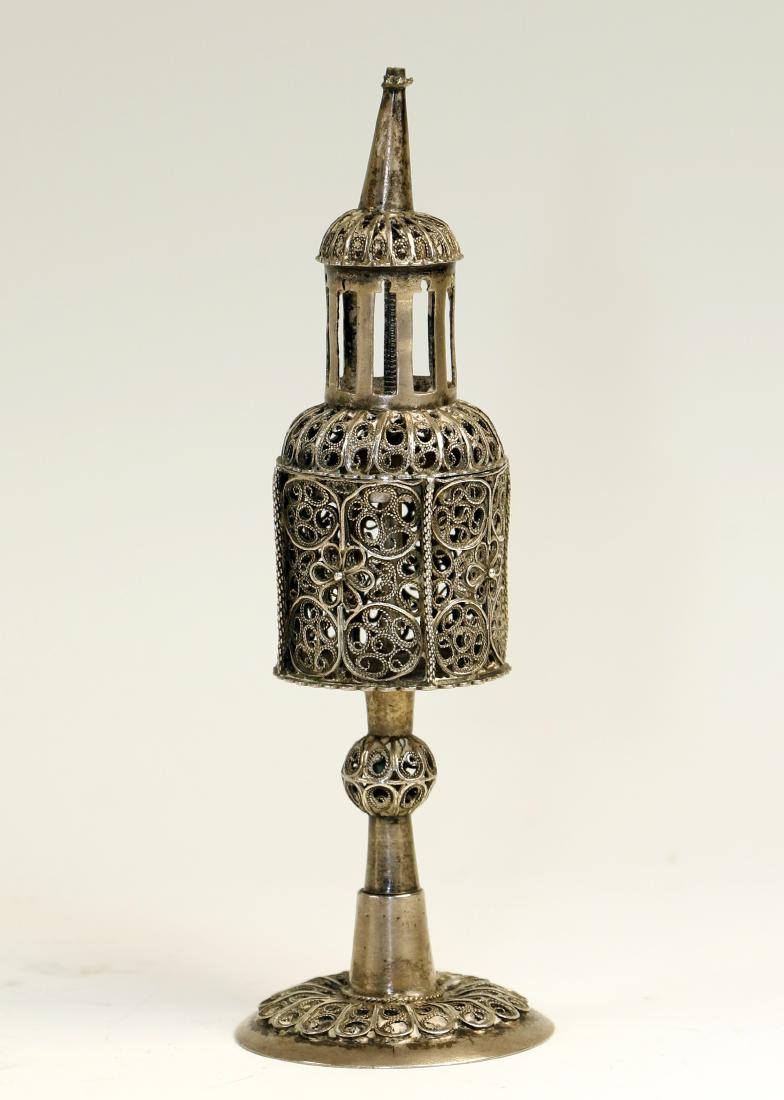 A SILVER SPICE CONTAINER. Poland, 18th century. On (1 of 1)