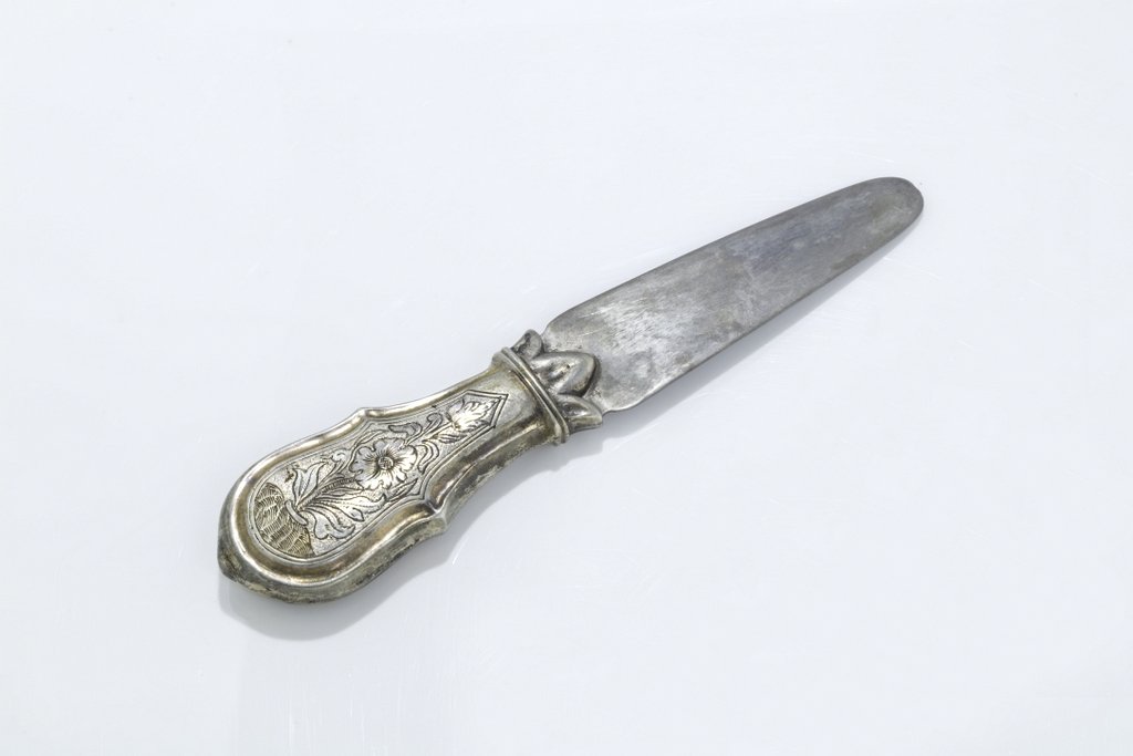 A SILVER BRIS KNIFE. Germany, 19th century. With (1 of 1)