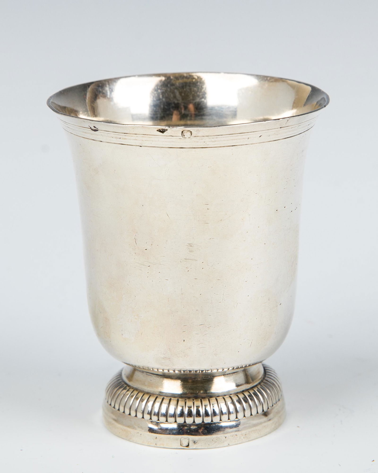 A SILVER KIDDUSH BEAKER. France, c. 1800. On a round (1 of 1)