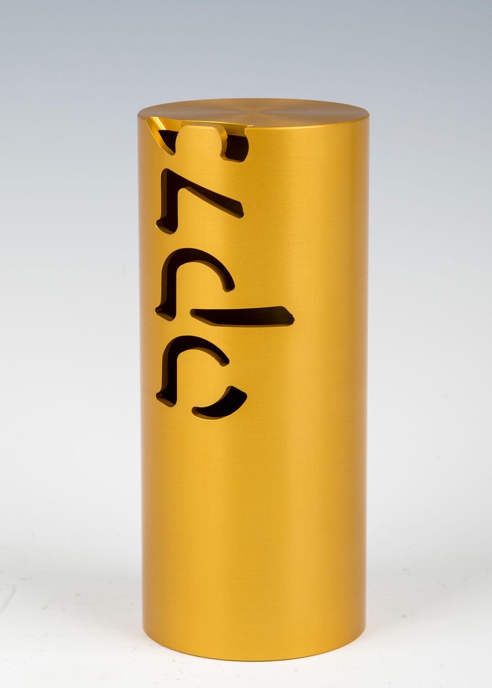 AN ALUMINIUM CHARITY CONTAINER BY AMIT SHUR. Israel, (1 of 1)