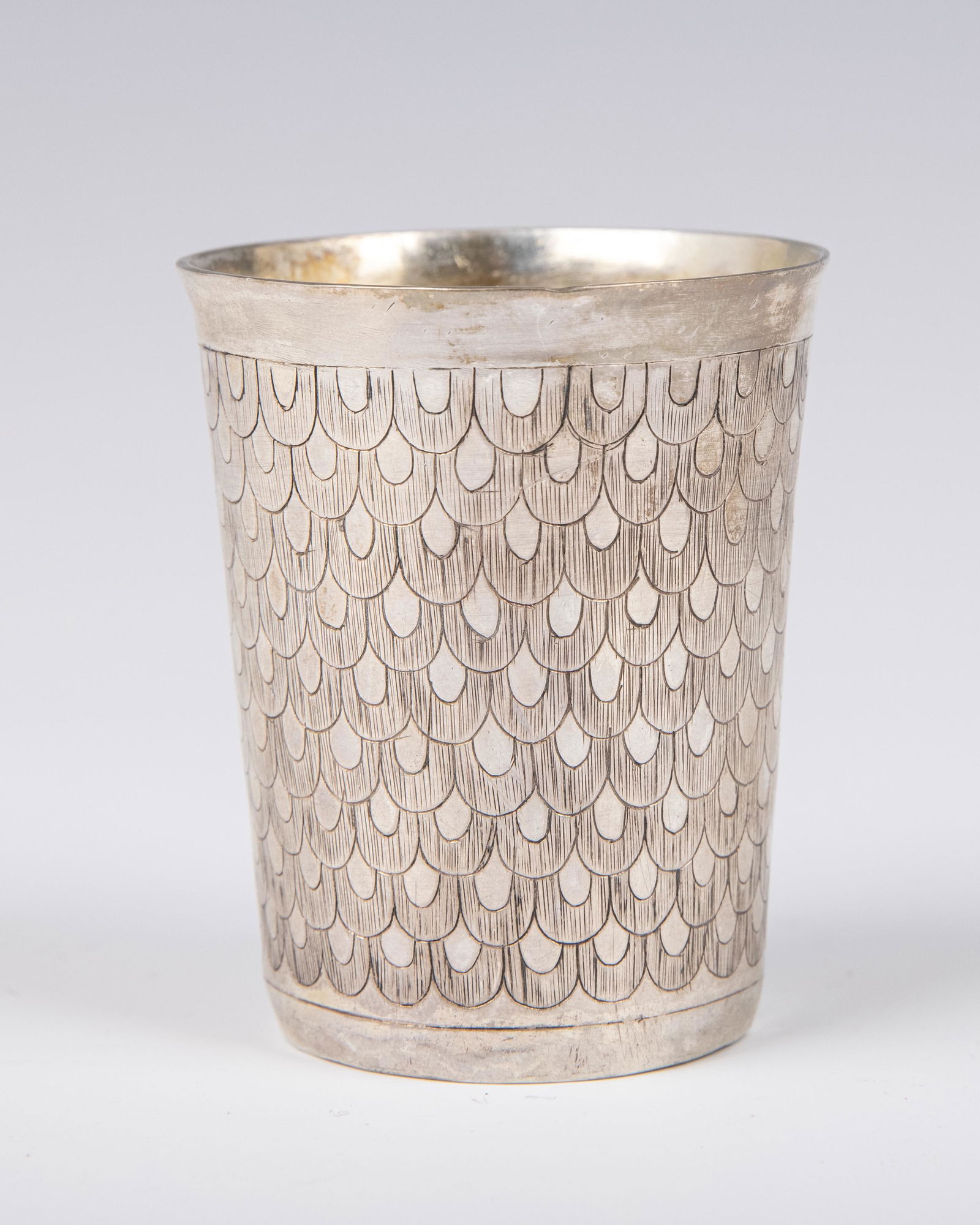 79. A SILVER KIDDUSH BEAKER. Poland, c. 1820. Engraved (1 of 1)