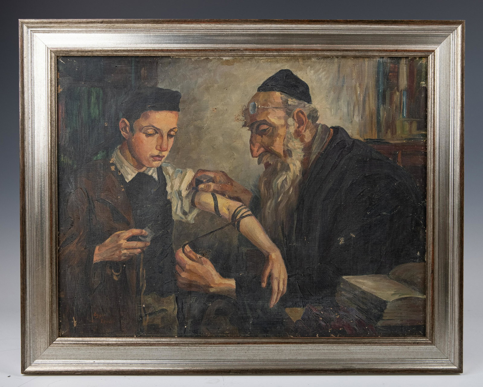 OIL PAINTING "HANACHAT TEFILLIN" (1 of 1)