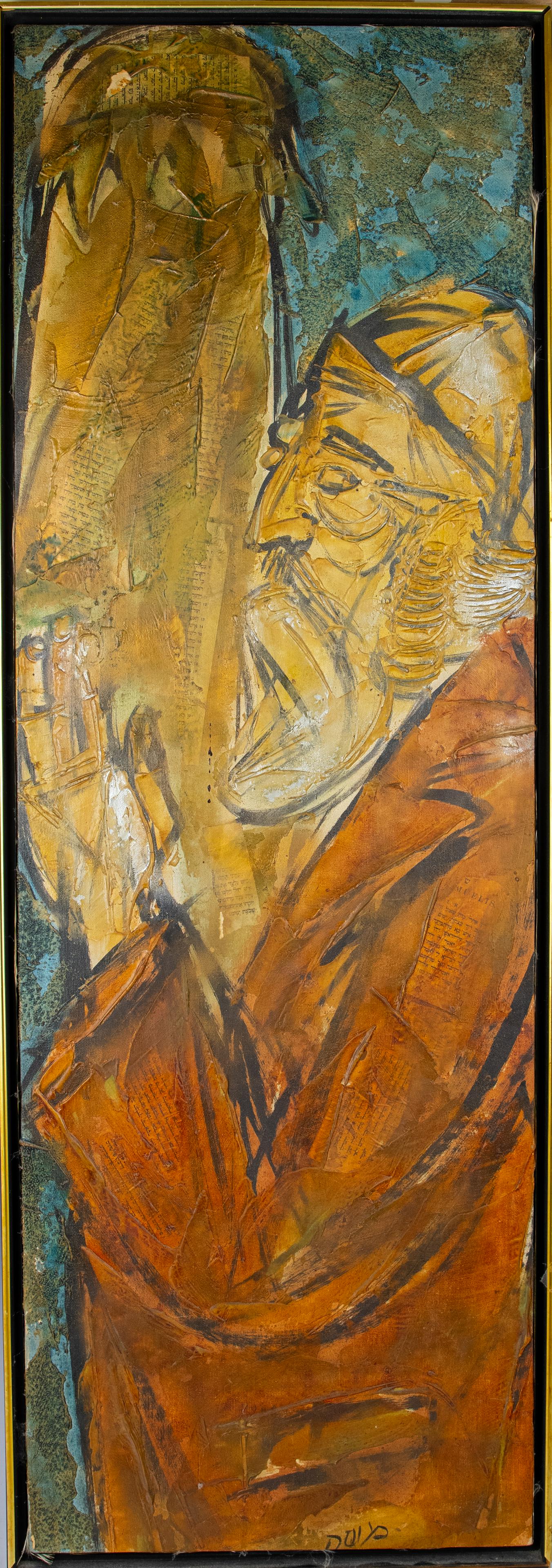 A LARGE PAINTING BY MOSHE KATZ (1 of 1)