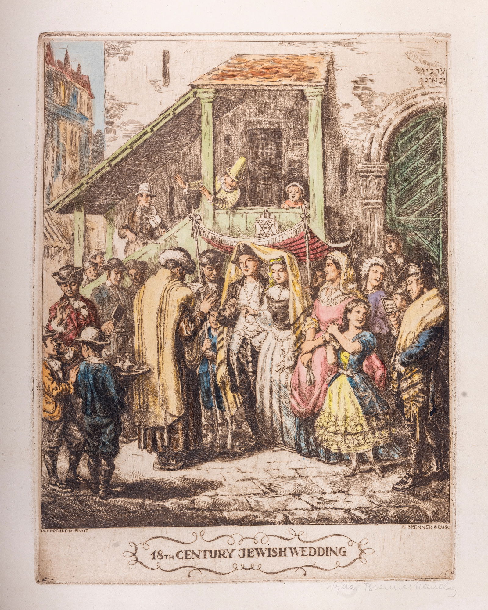 A JEWISH WEDDING SCENE (1 of 1)