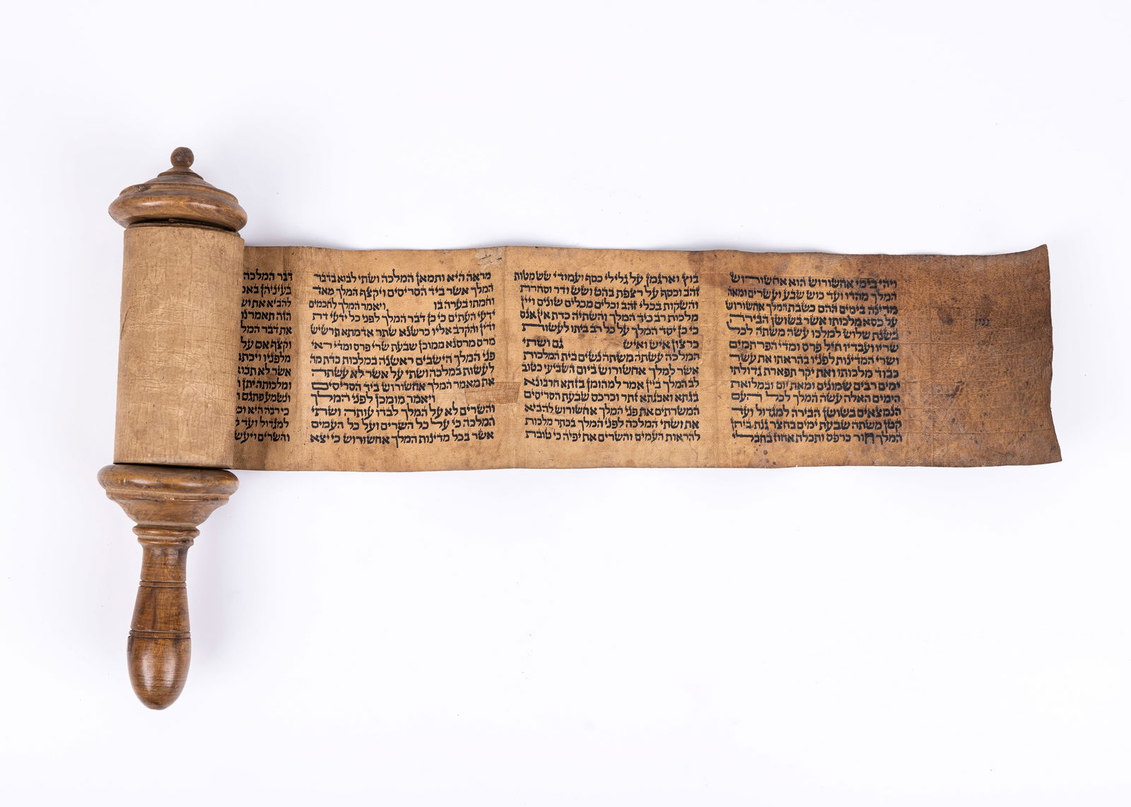 AN EARLY MEGILLAH ON GVIL. North Africa or Morocco, c. 1880. Neatly written in Sephardic script on (1 of 1)