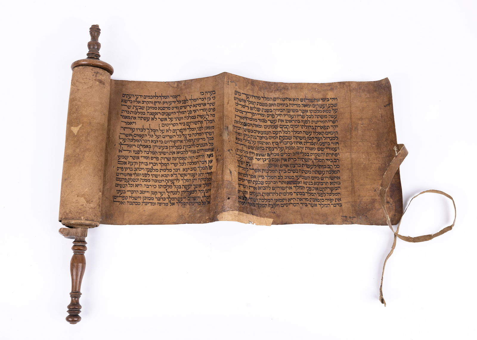 AN EARLY MEGILLAH ON GVIL. North Africa or Morocco, c. 1880. Neatly written in Sephardic script on (1 of 1)