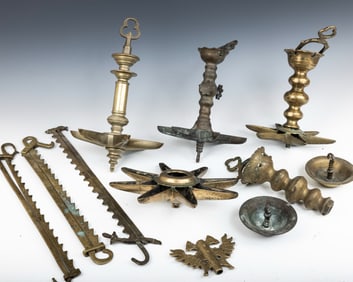 A GROUP OF  JUDENSTERNS. Germany, c. 1800. Each with a traditional ratchet.