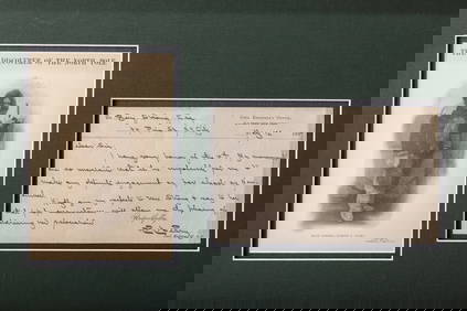 A HANDWRITTEN LETTER FROM REAR ADMIRAL ROBERT E. PEARY (May 6, 1856 - February 20, 1920). (1 of 1)