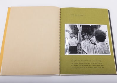 OPERATION JONATHAN COMMEMORATIVE FOLIO. Containing original photographs and autographs of all the