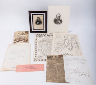 CIVIL WAR AND ULYSSES S. GRANT. Including two photogravures including Grants funeral and the
