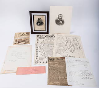 CIVIL WAR AND ULYSSES S. GRANT. Including two photogravures including Grants funeral and the (1 of 1)