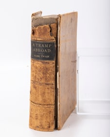 A TRAMP ABROAD. Mark Twain, 1880. Illustrated. First Edition, First State with frontispiece