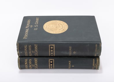 PERSONAL MEMOIRS OF U.S. GRANT. Published by Charles L. Webster & Company, 1885. Hardover with