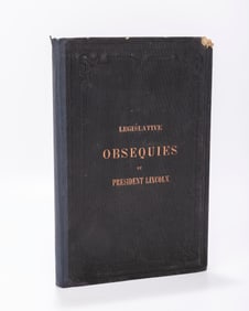 LEGISLATIVE HONORS TO THE MEMORY OF PRESIDENT LINCOLN. Message of Gov. Fenton to the Legislature,