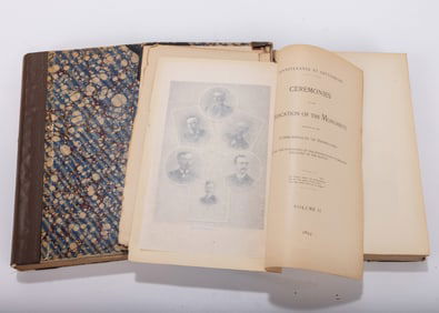 PENNSYLVANIA AT GETTYSBURG. CEREMONIES AT THE DEDICATION OF THE MONUMENTS ERECTED BY THE