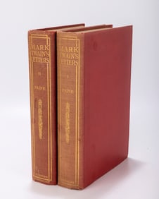 MARK TWAIN LETTERS. ARRANGED WITH COMMENT BY ALBERT BIGELOW PAINE. Volume I and II.