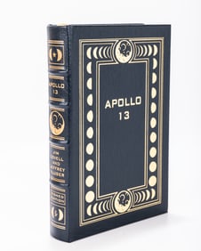 APOLLO 13. Collectorâ€™s edition, autographed by Jim Lovell and Jeffrey Kluger. Easton