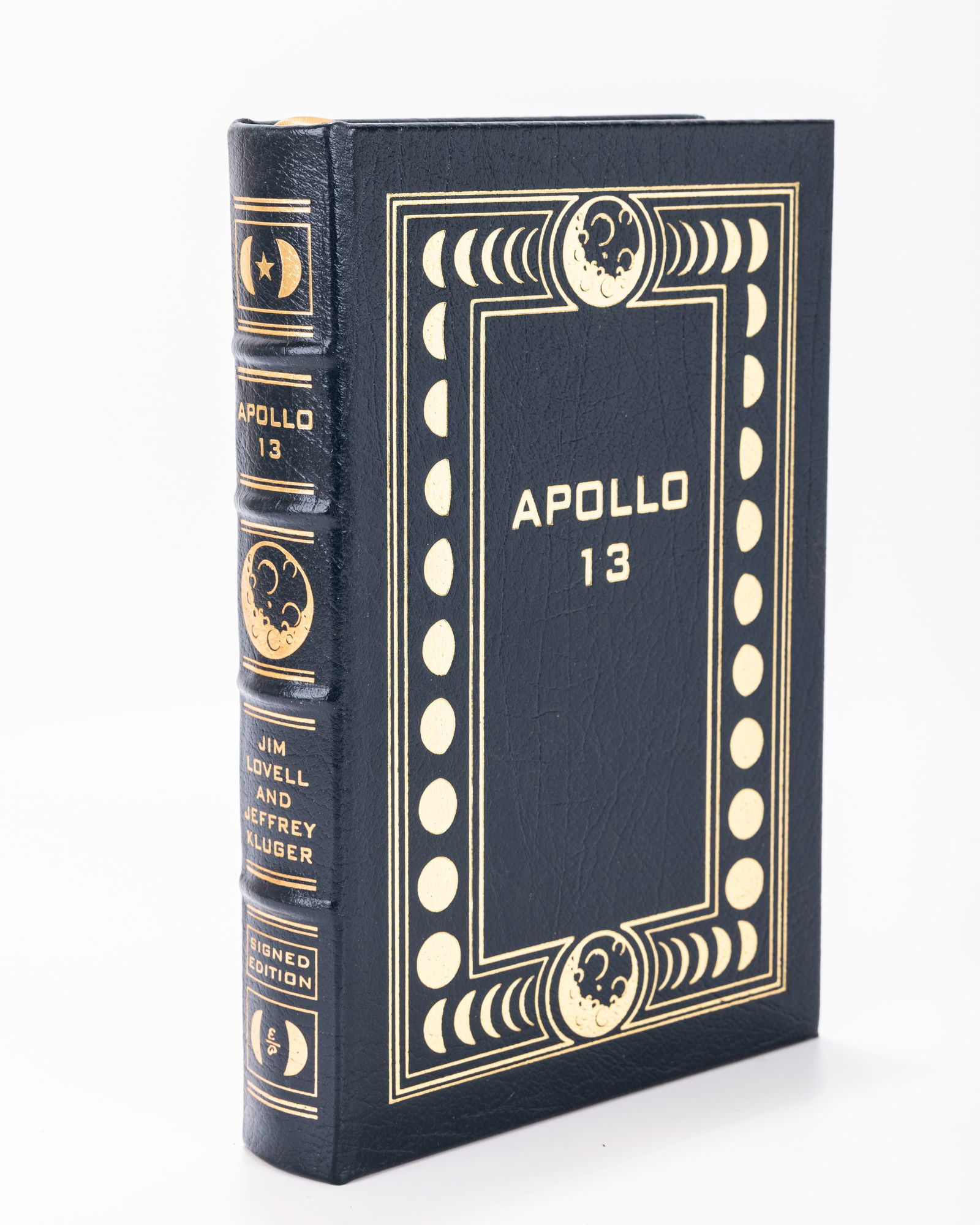 APOLLO 13. Collectorâ€™s edition, autographed by Jim Lovell and Jeffrey Kluger. Easton (1 of 1)