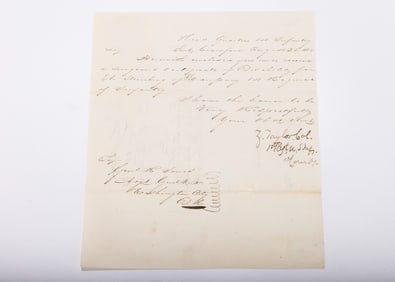 ZACHARY TAYLOR (1784 - 1850) Twelfth president of the United States, serving from 1849 - 1850 death)