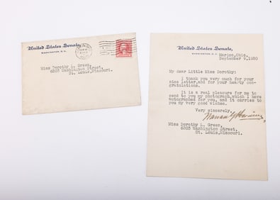 WARREN HARDING (1865 - 1923) Twenty-ninth president of the United States, serving from 1921 until