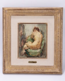 OIL ON CANVAS. MARYSE DUCAIRE-ROGUE (French 1911-1992) 8� x 10� And an oil on