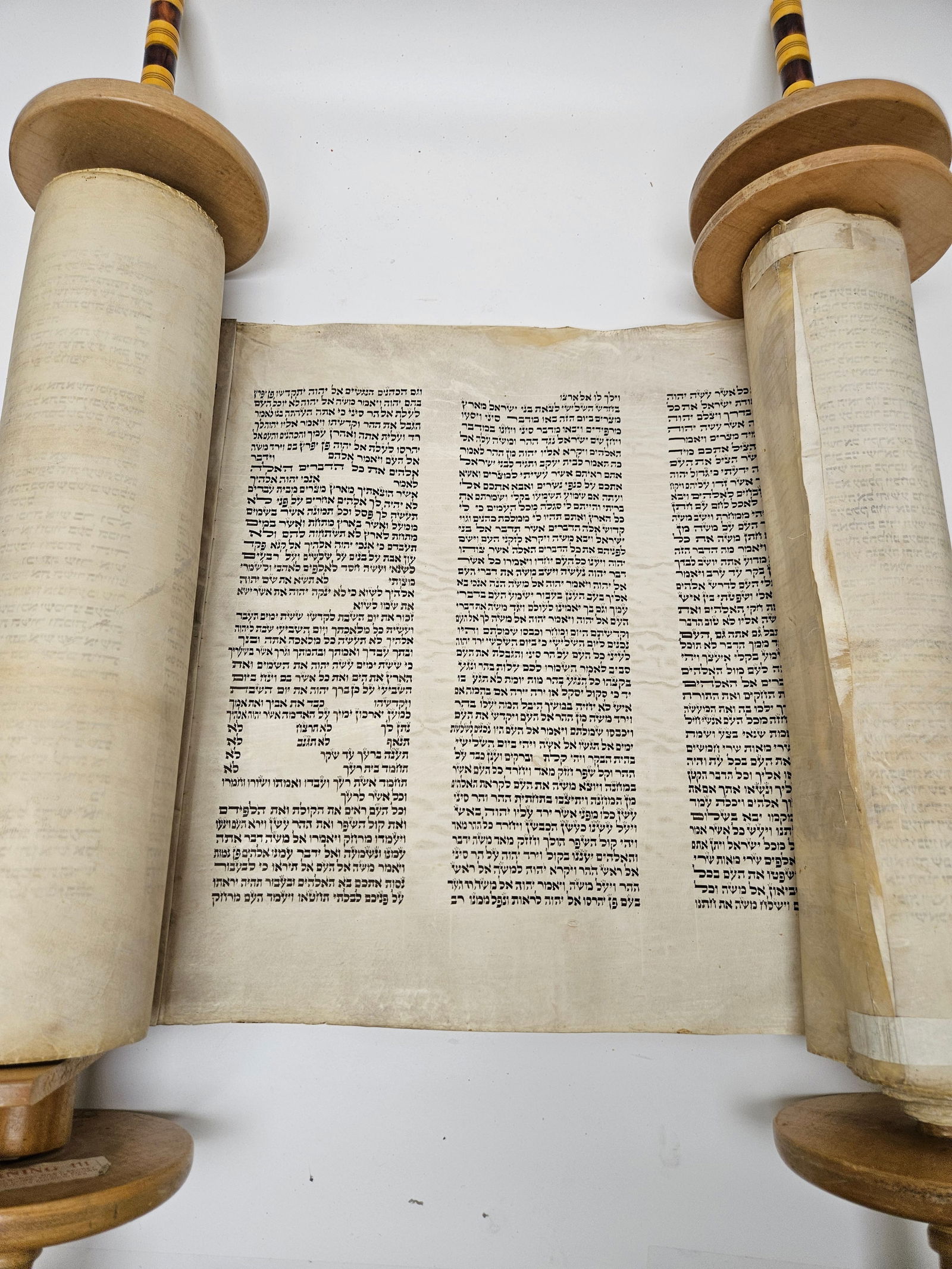 A COMPLETE SEFER TORAH. Poland or surrounding area, c. 1900. Hand written on traditional klaf.