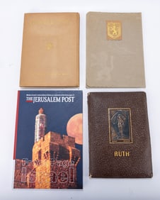 A GROUP OF JUDAIC BOOKS. Including Bezalels Ruth, The Bible in Pictures (g. Dore), The