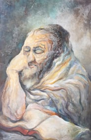 167. RABBI IN DEEP THOUGHT. Seymour Rosenthal,.